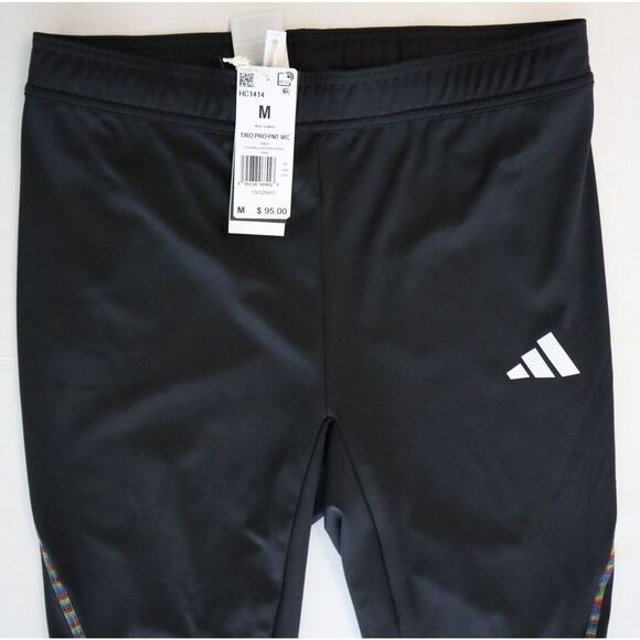 adidas HC1414 Men's Sz Medium Black Tiro 23 Pro Soccer Training Pants - Picture 6 of 14